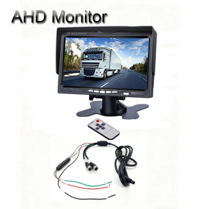 12V-24V 7 "inch LCD xe chiếu hậu sao lưu máy ảnh tầm nhìn ban đêm đảo ngược Viện trợ IPS hiển thị điều khiển từ xa mdvr TV màn hình hỗ trợ - Product Image 4