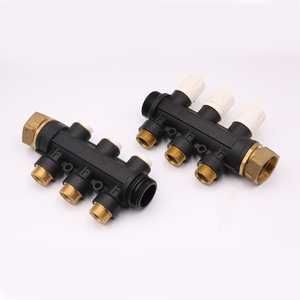 Collettore in Ottone 313L Più Popolare per <span class=keywords><strong>Riscaldamento</strong></span> <span class=keywords><strong>a</strong></span> <span class=keywords><strong>Pavimento</strong></span>, Flussometro Moderno, Connettore <span class=keywords><strong>a</strong></span> 4 Vie - Product Image 2