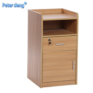 Mesita de noche Peterdeng de madera maciza con cajón de almacenamiento para dormitorio o habitación de hospital - Product Image 3