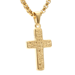 <b>Cross</b> Pendant Necklace Zinc Alloy Unisex Gift Jewelry Hip Hop Style - Product Image 1