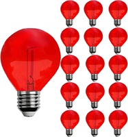 JESLED G40 Ampoules LED 1W Ampoules LED avec Base E12 Blanc Chaud/Rouge/Vert/Bleu/Jaune/Rose/Orange/Violet E14 E26 E27 B22 AC110V/220V