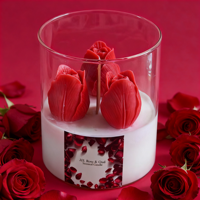 Bougie aromathérapeutique en cire de soja multi-parfumée personnalisée, faite à la main, écologique, dans un bocal en verre, décoration d'intérieur, cadeaux de mariage