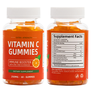 Gomitas naturales de vitamina C con <span class=keywords><strong>bioflavonoides</strong></span> cítricos Apoyo inmunológico para adolescentes No para recién nacidos o mujeres embarazadas - Product Image 5