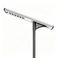Proveedor de Lámparas Solares Todo en Uno de 40W 60W, OEM Personalizado, IP66, Alto Lumen, Lámpara de Calle para Exteriores