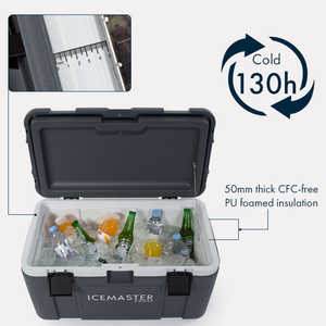 IceMaster Personnalisé Grande Capacité 120L Couche Isolante Épaissie Loquets en Acier Inoxydable Glacière Grande Taille pour la Pêche - Product Image 5