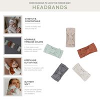 Bandeau en tricot pour bébé, doux et extensible, turban pour nouveau-né, bandeaux floraux bohèmes, accessoires mignons pour cheveux d'enfant