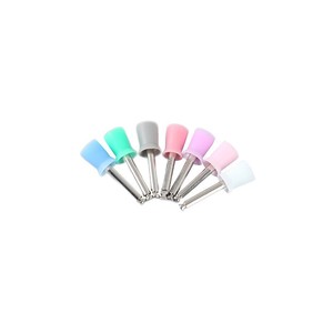 Dental Polishing Cup <b>Pin</b> Type Four Page Green Color For Teeth Cleaning And Polishing Dental Grinding Head - Product Image 4