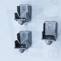 Profilés de portes et fenêtres coulissantes en aluminium ajustés à 90 degrés avec connecteur de fenêtre Accessoires de portes et fenêtres