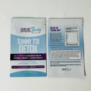 Sac en Mylar personnalisé imprimé, sac en aluminium à trois côtés scellés, échantillon de soin de la peau cosmétique, sachet de crème cosmétique faciale, mini pochette - Product Image 2