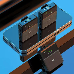 Sx9 DSP microphone à réduction de bruit version professionnelle caméra micro téléphone vidéoconférence lavalier micro <span class=keywords><strong>sans</strong></span> <span class=keywords><strong>fil</strong></span> - Product Image 2