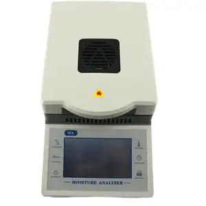 MA-50-10 tahıl gıda tozu dijital halojen nem ölçer dokunmatik ekran su içeriği analizörü