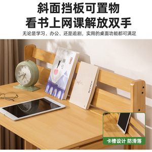 Simple folding table for home use, small apartments, children's folding desk, writing desk, wall-mounted movable bedroom study - Product Image 3