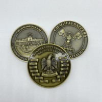 Pièce de monnaie commémorative 3D en métal personnalisée, médaille souvenir double face avec logo sur mesure pour cadeau d'entreprise et collection