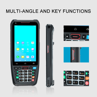 PDA portable Android 10.0 3G RAM 32G ROM 5 pouces Touch 2D Barcode Scanner Wifi sans fil pour Bluetooth GPS IP65 Rugged CPU NFC