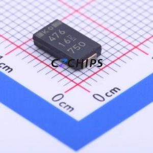 Condensador de Tántalo T520V476M016ATE070 CASE-V-7343-19(mm) 47uF 20% 16V 70mOhm@100kHz - Product Image 1