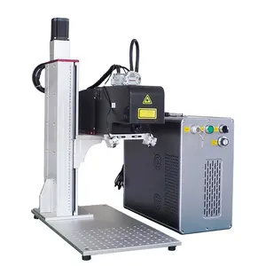 Fiber Laser Markering Machine Sieraden Laser Graveren En Snijmachine Goud Zilver 50W 60W 100W Metalen Laser Markering Spray 0-2Mm