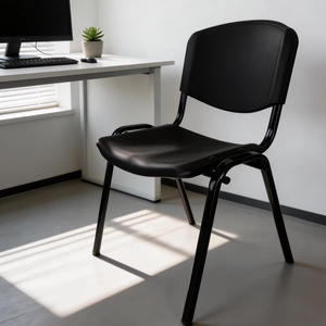 Silla Apilable Comercial para Aula con Estructura Metálica, Ideal para Salas de Conferencias, Salas de Espera y Asientos para Estudiantes - Product Image 1