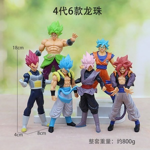 6ชิ้น/เซ็ต17ซม. 1/2/3/4/5/6เวอร์ชั่นฟิกเกอร์ตัวการ์ตูนฟิกเกอร์ตัวการ์ตูนจาก PVC ซูเปอร์ไซย่า - Product Image 5