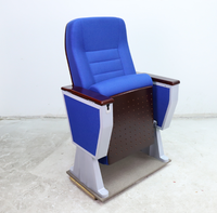 Chaise de salle de conférence sur mesure pour auditorium, avec table d'écriture pliable, pour université, église, théâtre