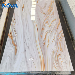 Panel <span class=keywords><strong>de</strong></span> PVC con Diseño <span class=keywords><strong>de</strong></span> Mármol Sintético, Cortado a Medida, Cualquier Dimensión para Requisitos <span class=keywords><strong>de</strong></span> Proyecto, Se Pide por <span class=keywords><strong>Metro</strong></span> <span class=keywords><strong>Cuadrado</strong></span> o Lámina - Product Image 3