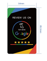 Menu Carte NFC, Avis NFC, Carte NFC en PVC, Avis Google NFC, QR Google NFC, Support de carte d'avis NFC