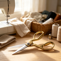 Ciseaux de couture en acier inoxydable de précision, ciseaux à fil pour broderie, ciseaux pour travaux manuels, quilting, travaux d'aiguille et bricolage