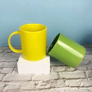 Wholesale Coated Mugs Inside Color Heat Transfer Mugs Handle Ceramic Coffee Mugs Special <b>Gifts</b> - Product Image 5