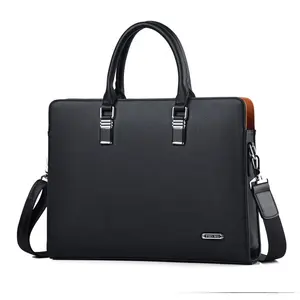 Высококачественная Водонепроницаемая искусственная кожа офисный юрист Студенческая сумка через плечо деловая сумка для ноутбука Портфель