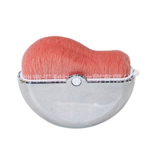 Pinceaux <span class=keywords><strong>à</strong></span> poudre de contouring en plastique avec <span class=keywords><strong>tête</strong></span> rotative <span class=keywords><strong>à</strong></span> 180° et couvercle anti-poussière - Product Image 6