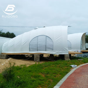 Haute qualité luxe Shell style glamping <span class=keywords><strong>vacances</strong></span> hôtel maison coupe-vent avec PVC couverture extérieure étanche Camping tente pour événements - Product Image 4