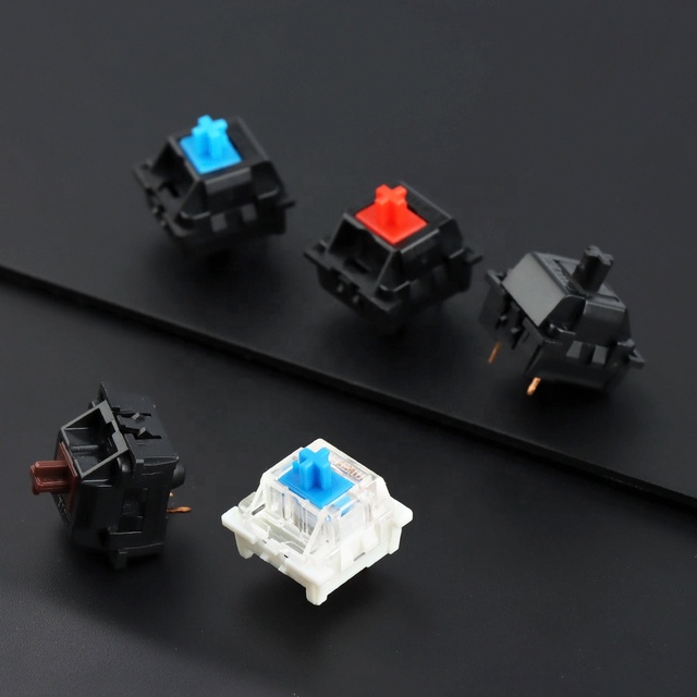 Custom Linear Keyboard Switches Mechanical 3 Pin 5 Pin Blue Brown Red Opti KeyBoard Switch