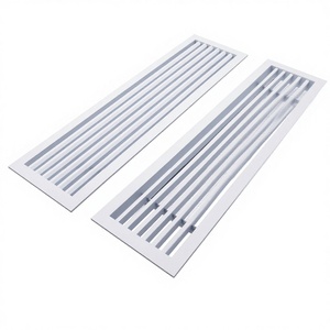 Diffuseur d'air linéaire carré pour CVC (Chauffage, <span class=keywords><strong>Ventilation</strong></span>, Climatisation) en <span class=keywords><strong>PVC</strong></span>, <span class=keywords><strong>grille</strong></span> <span class=keywords><strong>de</strong></span> retour pour la <span class=keywords><strong>ventilation</strong></span> - Product Image 2