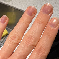 KODIES GEL Vernis à ongles rose scintillant à base de plantes et durcisseur - Traitement de réparation et de croissance des ongles extra fort pour manucure