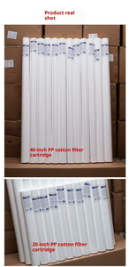 40 inch tan thổi PP trầm tích lọc phần tử Hộp mực 1/5 micron tách Polypropylene thẩm thấu ngược hệ thống prefilter - Product Image 4