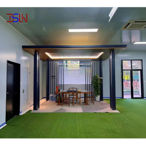 Moderna Terraza de Cristal <span class=keywords><strong>Panorámica</strong></span> con Estructura de Aluminio y Techo Retráctil Inteligente para Exteriores Residenciales, Pabellón, Balcón, Jardín - Product Image 3