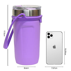 <span class=keywords><strong>Precio</strong></span> al por mayor de fábrica, taza de café caliente moderna clásica de 18oz, vasos de viaje de 24oz, taza de <span class=keywords><strong>cerveza</strong></span> con correa de silicona - Product Image 4