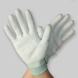 Connecteurs et bornes en argent, tissu polyester ESD, revêtement antistatique en PU pour la paume, ajustement parfait pour la paume, Carbon 2006 <span class=keywords><strong>Boulevard</strong></span> 200, garantie 1 an - Product Image 3