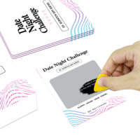 Jeu de cartes à gratter avec grattoir Impression personnalisée Idées de jeu de nuit de date