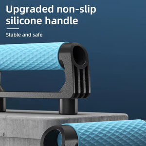 Plateforme d'entraînement de gym intégrée pliable avec bandes élastiques, corde de traction, corde à sauter, poignée de musculation et gants pour entraînement à domicile - Product Image 3
