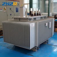 Transformateur triphasé immergé dans l'huile de 200 kVA 11 kV/220 V/35 kV pour systèmes de distribution
