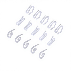 Crochets en S en plastique, crochets pointus, crochets Nano S, accessoires pour rail de <span class=keywords><strong>rideau</strong></span>, crochets de <span class=keywords><strong>rideau</strong></span> minimalistes modernes - Product Image 1