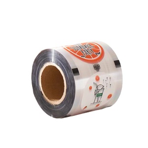 Films d'étanchéité pour thé au lait en gros, films d'étanchéité personnalisés pour gobelets de lait de soja, films de couvercle pour gobelets alimentaires pour l'emballage - Product Image 1