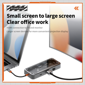 WFYEAR USBハブ USB 3.0 5-8ポート ギガビットイーサネット PDコンバーター 15W ワイヤレス充電 2.0対応 <span class=keywords><strong>SD</strong></span>カード対応 在庫あり - Product Image 6