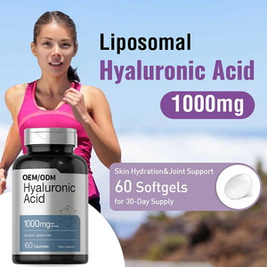 Cápsulas de Ácido Hialurónico de Marca Privada para Belleza Oral, Hidratación de la Piel y Salud de las Articulaciones, Fabricante OEM/ODM, Venta al Por Mayor a Granel, GMP - Product Image 3