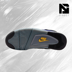 Air <span class=keywords><strong>Jordan</strong></span> <span class=keywords><strong>4</strong></span> Retro 'Lakers' Zapatillas de diseñador de moda de lujo, zapatos deportivos transpirables para hombre - Product Image 5
