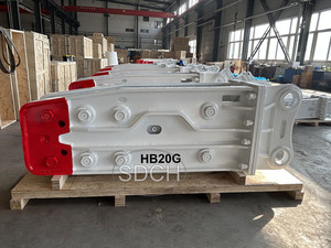 Сертифицированный CE насадка открытого типа HB20G гидравлический молоток для добычи экскаватора - Product Image 5
