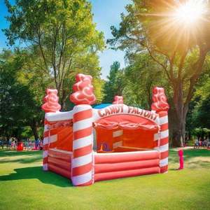 قلعة منفوخة قابلة للنفخ بيضاء مخصصة لحفلات الزفاف قلعة منفوخة لحفلات الزفاف منزل منفوخ - Product Image 4