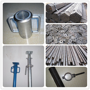 Étai en acier traditionnel avec couvercle anti-poussière et goupille de fixation pour échafaudages de construction et d'atelier, résistant à la corrosion - Product Image 5