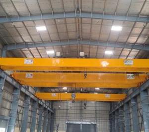 Tải nặng công nghiệp dầm đôi trên không cần cẩu với tiếng ồn thấp Palăng điện năng lượng hiệu quả hệ thống động cơ cho nhà máy sử dụng - Product Image 3