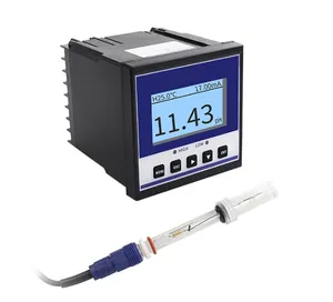 pH Meter Test Instrument Sensing Electrode With Temperature Compensation Probe